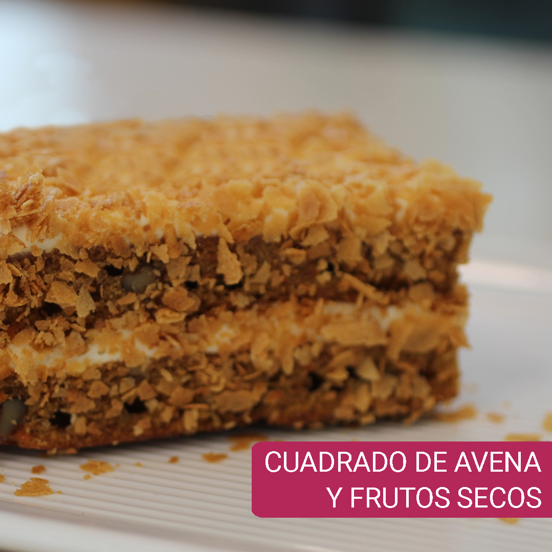 CUADRADOS DE AVENA Y FRUTOS SECOS